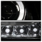 Spyder Honda Accord 03-07 Projector Headlights LED Halo Amber Reflctr LED Chrm PRO-YD-HA03-AM-C 5010643