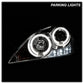 Spyder Honda Accord 03-07 Projector Headlights LED Halo Amber Reflctr LED Chrm PRO-YD-HA03-AM-C 5010643