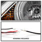 Spyder Honda Accord 03-07 Projector Headlights LED Halo Amber Reflctr LED Chrm PRO-YD-HA03-AM-C 5010643