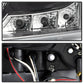 Spyder Honda Accord 03-07 Projector Headlights LED Halo Amber Reflctr LED Chrm PRO-YD-HA03-AM-C 5010643