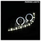Spyder Honda Accord 08-12 4Dr Projector Headlights- LED Halo DRL Blk PRO-YD-HA08-4D-HL-BK 5010667
