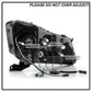 Spyder Honda Accord 08-12 4Dr Projector Headlights- LED Halo DRL Blk PRO-YD-HA08-4D-HL-BK 5010667