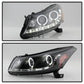 Spyder Honda Accord 08-12 4Dr Projector Headlights- LED Halo DRL Blk PRO-YD-HA08-4D-HL-BK 5010667