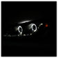 Spyder Honda Accord 08-12 4Dr Projector Headlights- LED Halo DRL Blk PRO-YD-HA08-4D-HL-BK 5010667