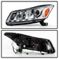 Spyder Honda Accord 08-12 4Dr Projector Headlights- LED Halo DRL Chrm PRO-YD-HA08-4D-HL-C 5010674