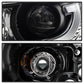 Spyder Honda Accord 2013-2015 4DR Projector Headlights Light Bar DRL Black PRO-YD-HA13-LBDRL-BK 5080530