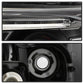 Spyder Honda Accord 2013-2015 4DR Projector Headlights Light Bar DRL Black PRO-YD-HA13-LBDRL-BK 5080530