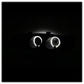 Spyder Honda Accord 94-97 1PC Projector Headlights LED Halo Amber Reflctr Blk PRO-YD-HA94-AM-BK 5010698
