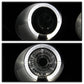 Spyder Honda Accord 94-97 1PC Projector Headlights LED Halo Amber Reflctr Blk PRO-YD-HA94-AM-BK 5010698