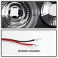 Spyder Honda Accord 98-02 1PC Projector Headlights LED Halo Amber Reflctr Blk PRO-YD-HA98-AM-BK 5010728