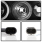 Spyder Honda Accord 98-02 1PC Projector Headlights LED Halo Amber Reflctr Blk PRO-YD-HA98-AM-BK 5010728