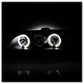 Spyder Honda Accord 98-02 1PC Projector Headlights LED Halo Amber Reflctr Blk PRO-YD-HA98-AM-BK 5010728