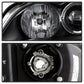 Spyder Honda Civic 01-03 2/4DR Projector Headlights - LED Halo Amber Reflector Blk PRO-YD-HC01-AM-BK 5010759