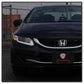 Spyder Honda Civic 2012-2014 Projector Headlights - Light Bar DRL Black PRO-YD-HC12-DRL-BK 5076519