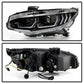 Spyder Honda Civic 16-18 2DR/4DR/Hatchback Headlight Black PRO-YD-HC16PL-SEQ-BK 5087539