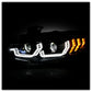 Spyder Honda Civic 16-18 2DR/4DR/Hatchback Headlight Black PRO-YD-HC16PL-SEQ-BK 5087539
