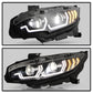 SPYDER Honda Civic 16-20 LED Model High-Power LED Module Headlights - Black (PRO-YD-HC16LEDAP-SEQGR-BK) 5088932