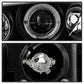 Spyder Honda Civic 92-95 2/3DR 1PC Projector LED Halo Amber Reflctr Blk PRO-YD-HC921P-23D-AM-BK 5010841