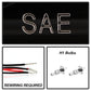 Spyder Honda Civic 92-95 2/3DR 1PC Projector LED Halo Amber Reflctr Blk PRO-YD-HC921P-23D-AM-BK 5010841