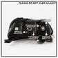 Spyder Honda Civic 99-00 Projector Headlights LED Halo Black High H1 Low H1 PRO-YD-HC99-AM-BK 5010933