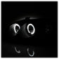 Spyder Honda Civic 99-00 Projector Headlights LED Halo Black High H1 Low H1 PRO-YD-HC99-AM-BK 5010933
