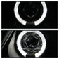 Spyder Honda Prelude 97-01 Projector Headlights LED Halo Black High H1 Low H1 PRO-YD-HP97-HL-BK 5011039