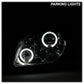 Spyder Honda Prelude 97-01 Projector Headlights LED Halo Smoke High H1 Low H1 PRO-YD-HP97-HL-SM 5011053