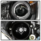 Spyder Hyundai Elantra 11-13 Projector Headlights LED Halo DRL Blk PRO-YD-HYELAN11-DRL-BK 5073662
