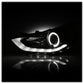 Spyder Hyundai Elantra 11-13 Projector Headlights LED Halo DRL Blk PRO-YD-HYELAN11-DRL-BK 5073662
