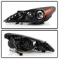 Spyder Hyundai Genesis 10-12 Projector Halogen Model- LED Halo DRL Blk PRO-YD-HYGEN09-DRL-BK 5034250