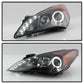 Spyder Hyundai Genesis 10-12 Projector Halogen Model- LED Halo DRL Blk PRO-YD-HYGEN09-DRL-BK 5034250