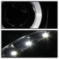 Spyder Hyundai Genesis 10-12 Projector Halogen Model- LED Halo DRL Blk PRO-YD-HYGEN09-DRL-BK 5034250