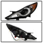 Spyder Hyundai Sonata 11-13 Verson 2 Projector - Light Bar DRL Blk PRO-YD-HYSON11V2-LBDRL-BK 5080882