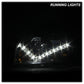 Spyder Hyundai Tucson 04-09 Projector Headlights DRL Black High H1 Low H1 PRO-YD-HYTUC04-DRL-BK 5029447