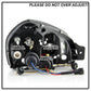 Spyder Hyundai Tucson 04-09 Projector Headlights DRL Black High H1 Low H1 PRO-YD-HYTUC04-DRL-BK 5029447