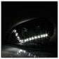 Spyder Hyundai Tucson 04-09 Projector Headlights DRL Black High H1 Low H1 PRO-YD-HYTUC04-DRL-BK 5029447