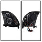 Spyder Infiniti G35 03-07 2DR Projector Halogen - LED Halo DRL Blk High H4 PRO-YD-IG35032D-DRL-BK 5011060