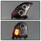 Spyder Infiniti G35 03-07 2DR Projector Halogen - LED Halo DRL Blk High H4 PRO-YD-IG35032D-DRL-BK 5011060