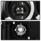 Spyder 05-07 Jeep Grand Cherokee - Light Bar Projector Headlights - Black - PRO-YD-JGC05V2-LB-BK 5086129