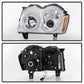Spyder 05-07 Jeep Grand Cherokee - Light Bar Projector Headlights - Chrome - PRO-YD-JGC05V2-LB-C 5086112