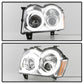 Spyder 05-07 Jeep Grand Cherokee - Light Bar Projector Headlights - Chrome - PRO-YD-JGC05V2-LB-C 5086112