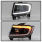 Spyder 11-13 Jeep Grand Cherokee - Light Bar Proj Headlights - Halo Model - Blk - PRO-YD-JGC11-LB-BK 5085795