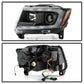 SPYDER 11-13 Jeep Grand Cherokee (Xenon/HID Model Only) Light Bar Projector Headlights - Black 5087737