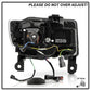 SPYDER 14-21 Jeep Grand Cherokee Proj Headlights - Halogen Model Only - PRO-YD-JGC14HALSI-SBGR-BK 5088949