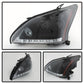 Spyder Lexus RX330 2004-2006 Projector Headlights Halogen Model- DRL LED Blk PRO-YD-LRX35004-DRL-BK 5076779