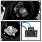 Spyder Mazda 3 04-08 4Dr Sedan Projector Headlights Halogen - DRL Blk PRO-YD-M304-DRL-BK 5017451