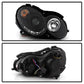 Spyder Mercedes Benz CLK 03-09 Projector Halogen Model- LED Halo DRL Blk PRO-YD-MBCLK03-DRL-BK 5038036