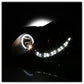 Spyder Mercedes Benz CLK 03-09 Projector Halogen Model- LED Halo DRL Blk PRO-YD-MBCLK03-DRL-BK 5038036