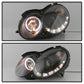 Spyder Mercedes Benz CLK 03-09 Projector Halogen Model- LED Halo DRL Blk PRO-YD-MBCLK03-DRL-BK 5038036