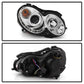 Spyder Mercedes Benz CLK 03-09 Projector Halogen Model- LED Halo DRL Chrm PRO-YD-MBCLK03-DRL-C 5038029